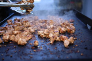 Chicken or Pork Souvlaki on Pita